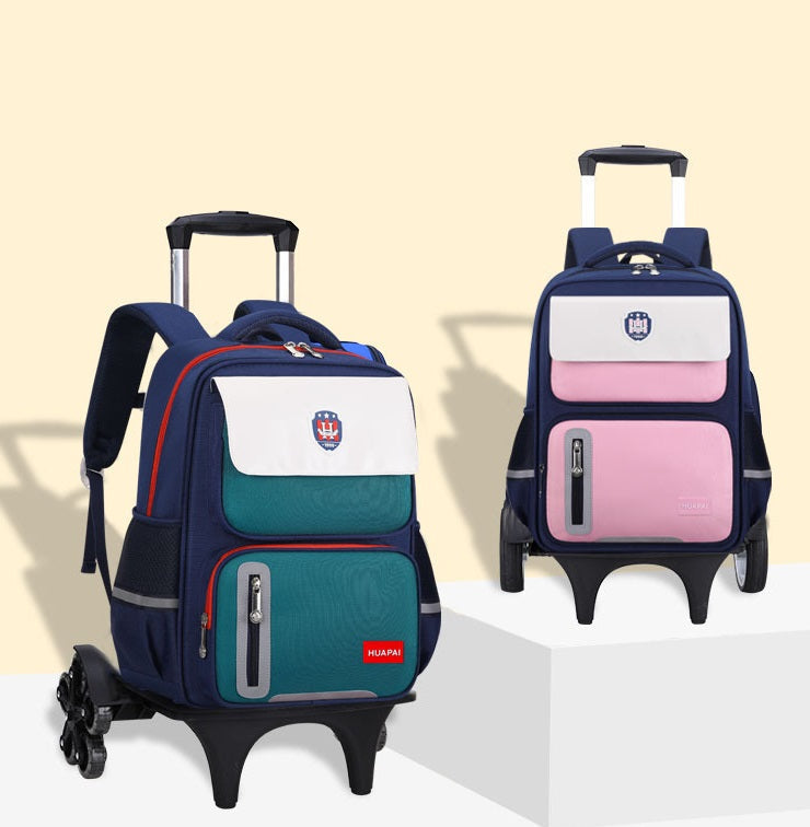 Blue & Pink Student School Bag For Kids 4155