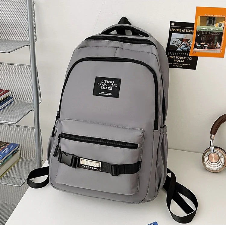 Backpacks Waterproof Multi-Pocket Nylon Backpack 1243