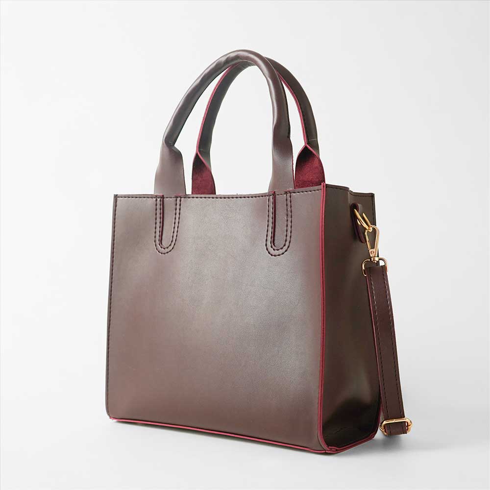 Maroon Ladies Tote bag  563