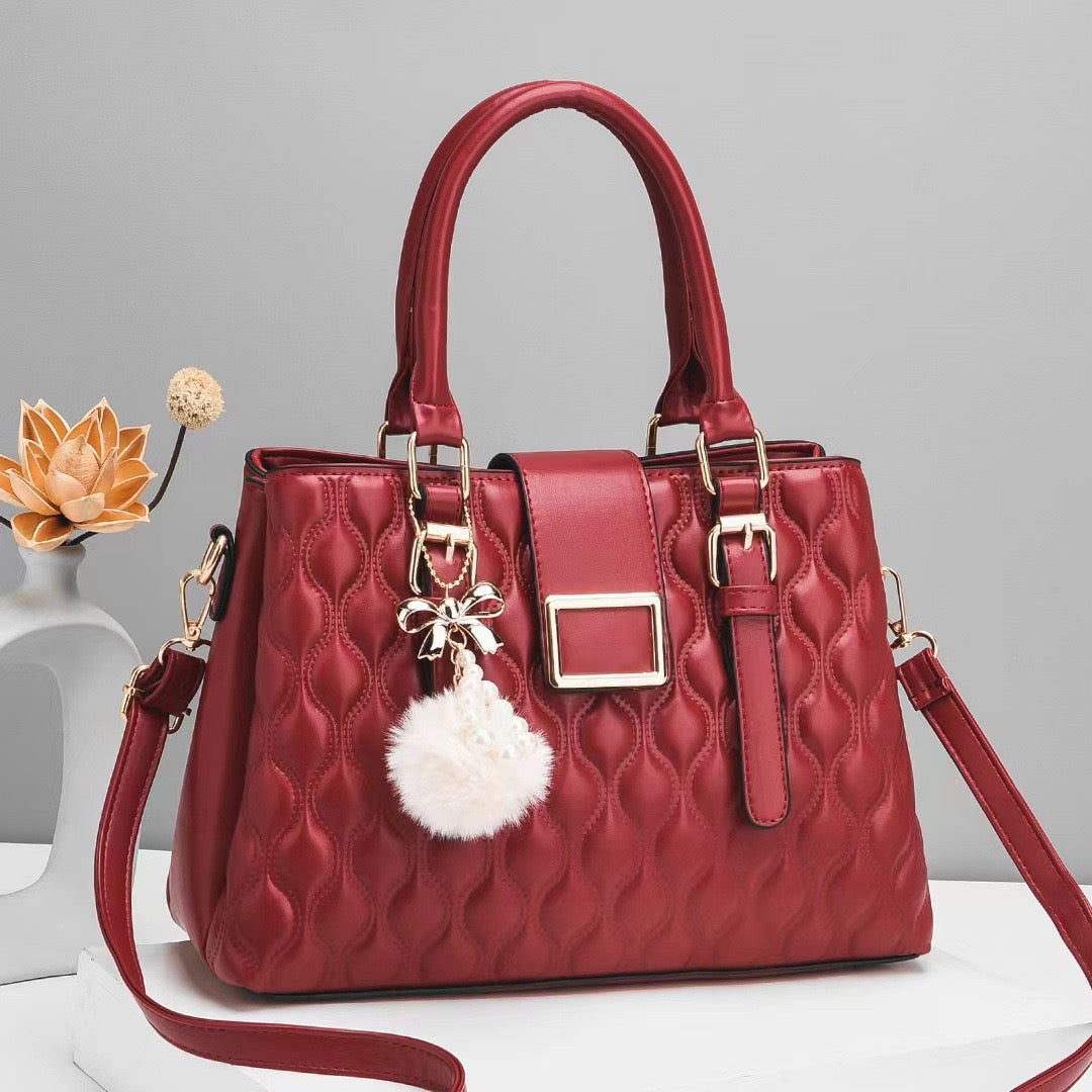 Red Handbag For Girls 8808-2