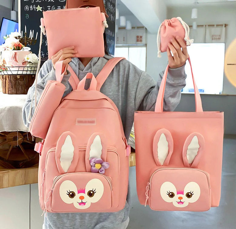 5 Pcs Set Backpack for Girls 2025