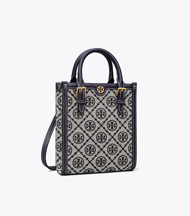 Tory Burch Monogram Mini Tote Bag 4484