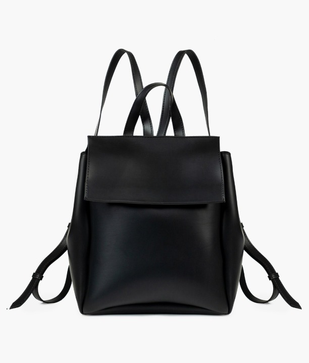 Black Women Leather Backpacks For women 557