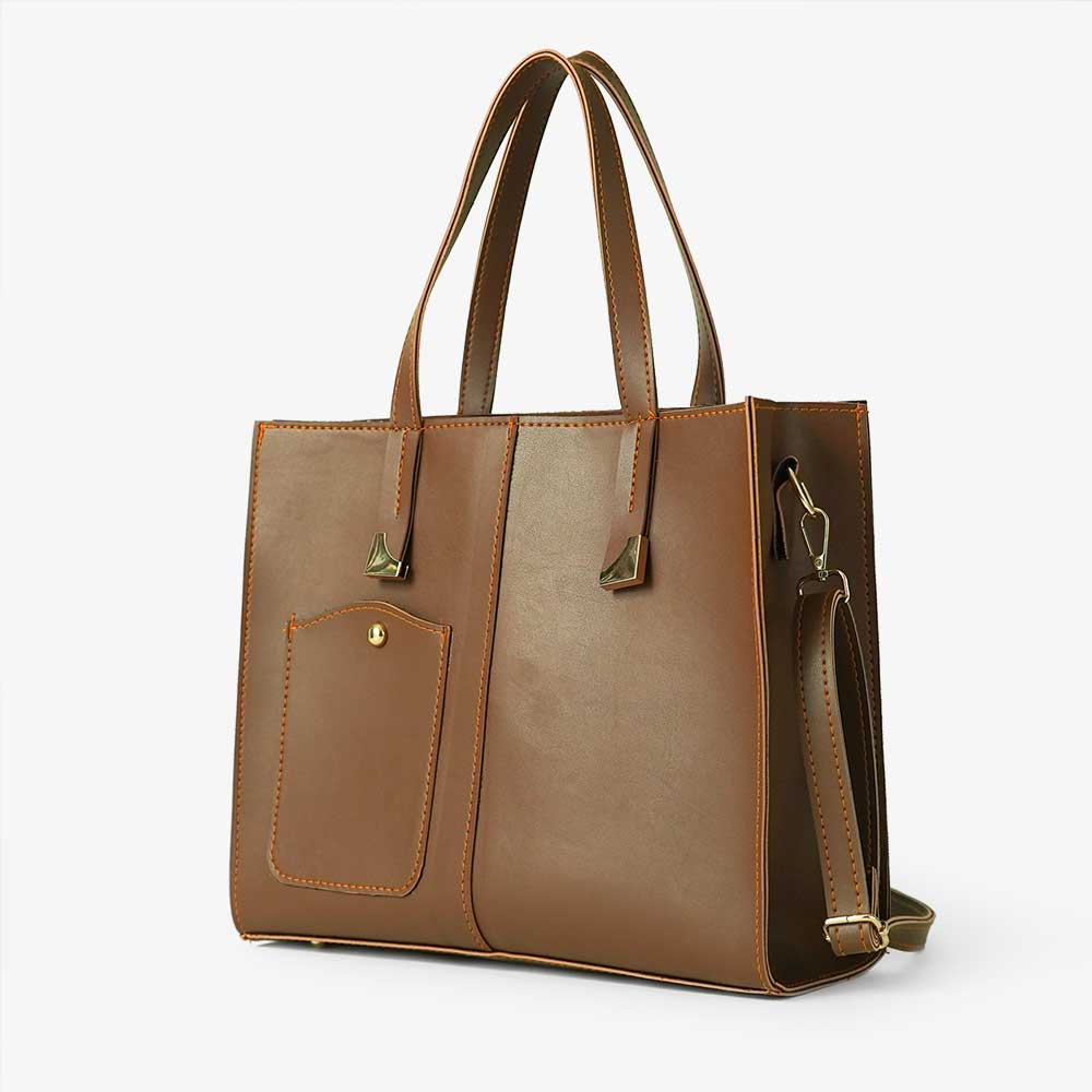 Brown Womens Tote Bag 564