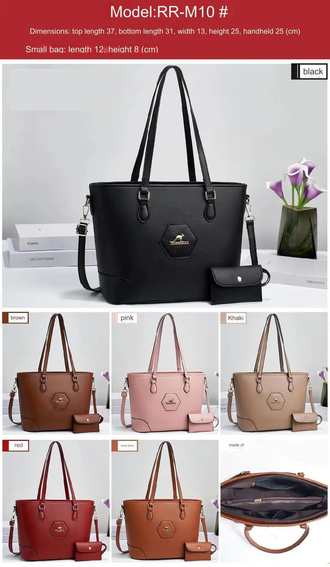 2Pcs Set Handbag