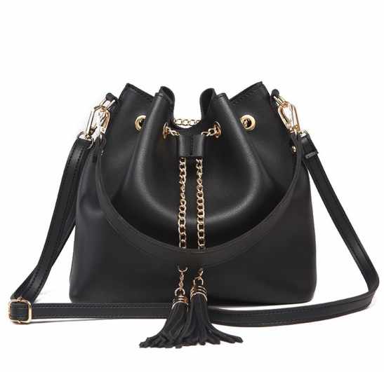 Black Girls Bucket Bag