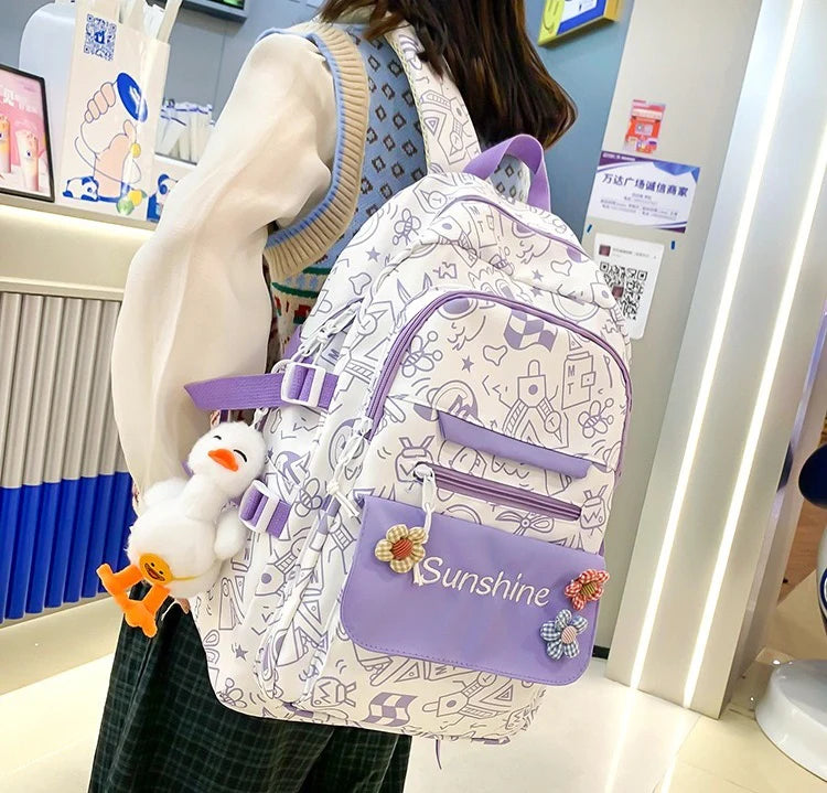 Durable Backpack For Girls 612-5