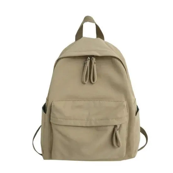 Zip Cotton Backpack Bag 7038