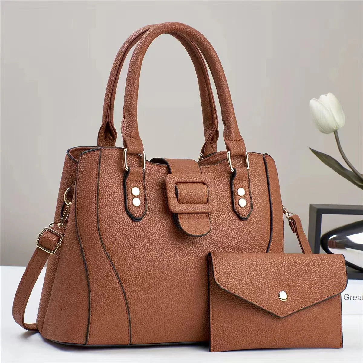 2 Psc Set- GB Handbag For Women