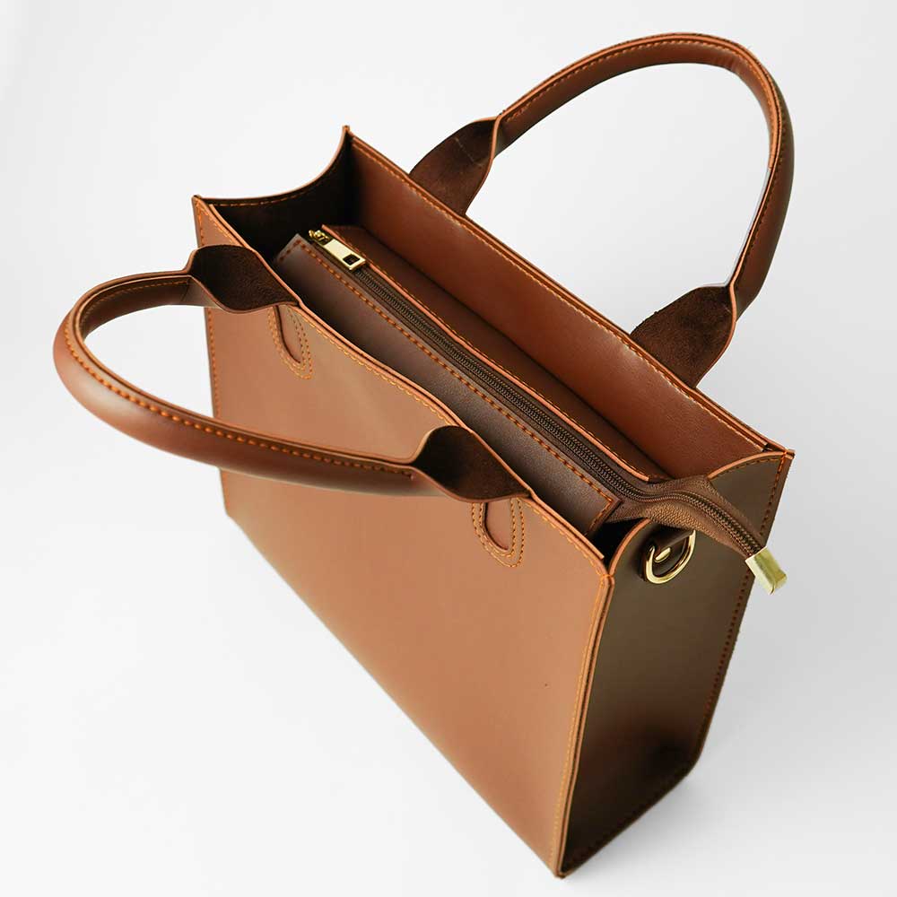 Brown Ladies Tote bag  563