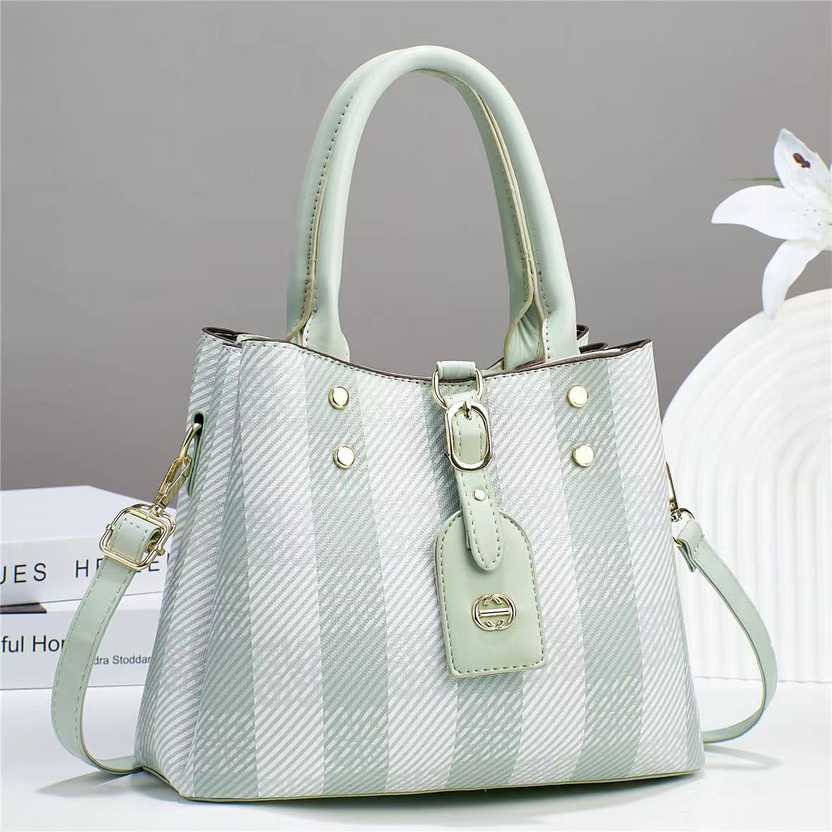 Green Check Handbag Sale For Girls