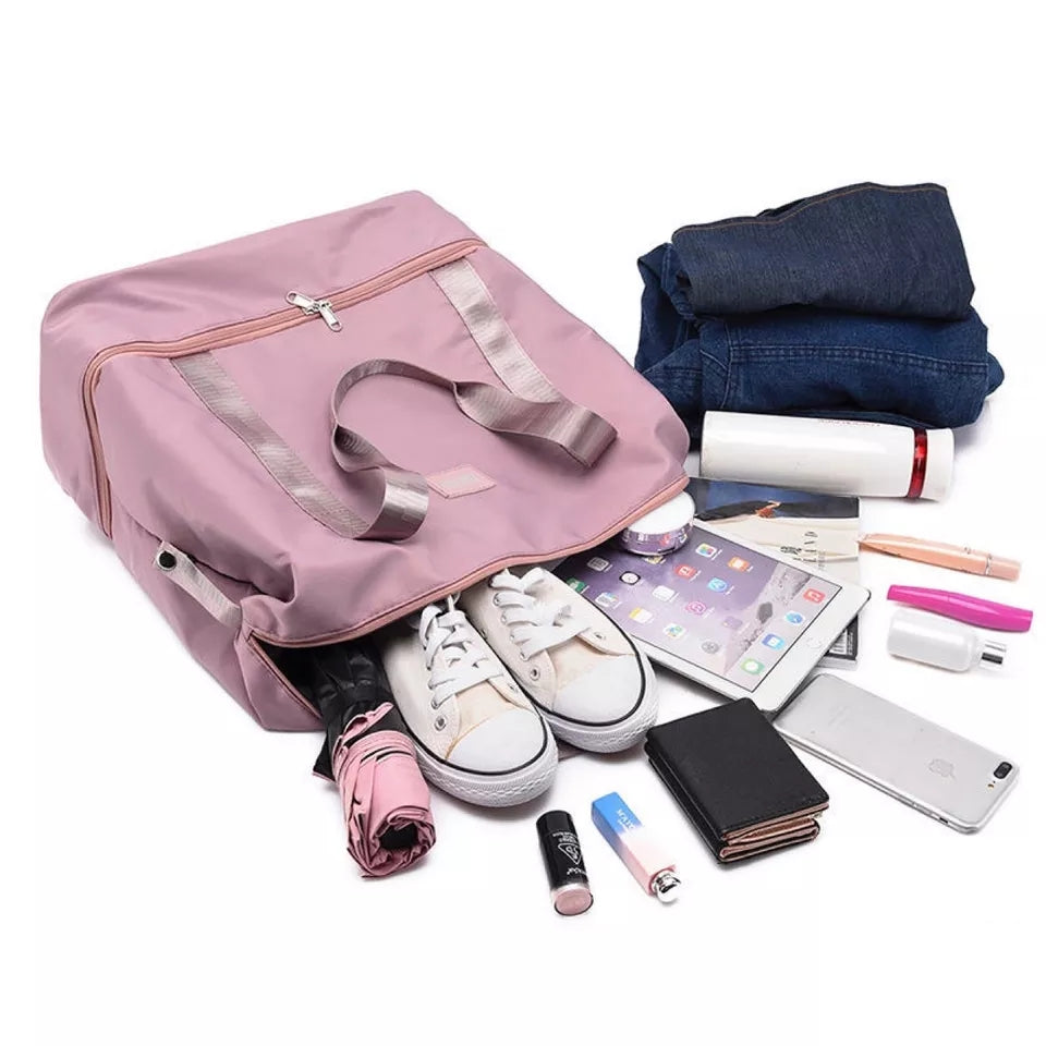 Pink Travel Duffel Bag for Men & Women 4039