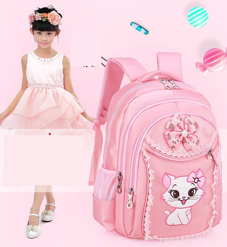 Pink School Bag For Kids 4136