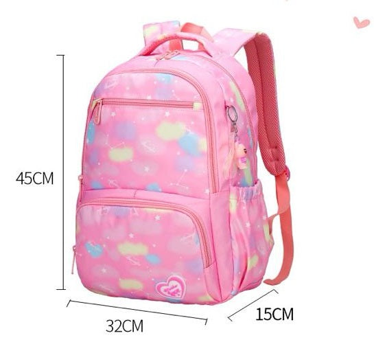 Pink Simple School College Bag 4226