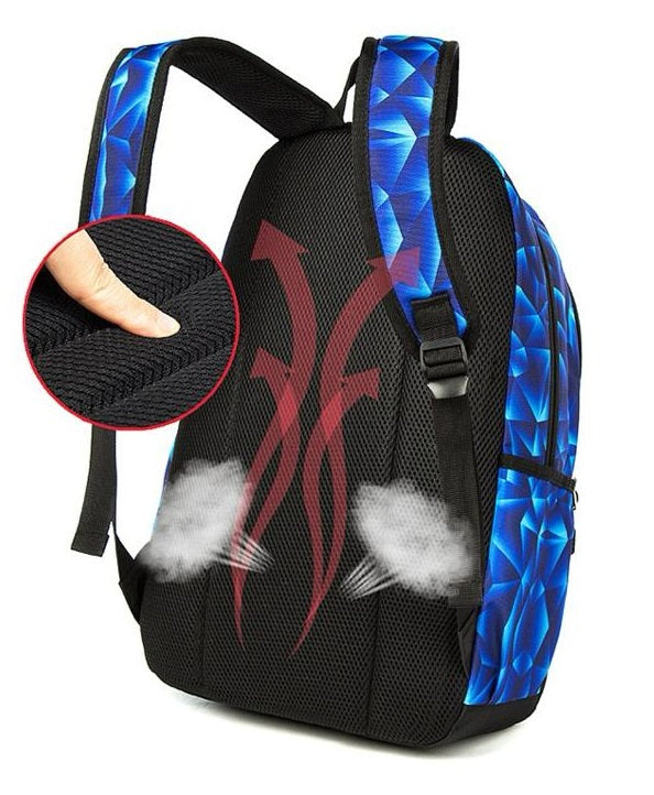 Blue School back pack For Women 4228