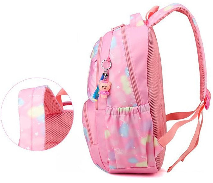 Pink Simple School College Bag 4226