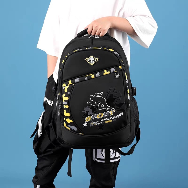 Transform school days with our bright yellow kids school shoulder bag, perfect for boys and girls alike. Enhance comfort and organization while exuding style. Elevate your child's daily routine.