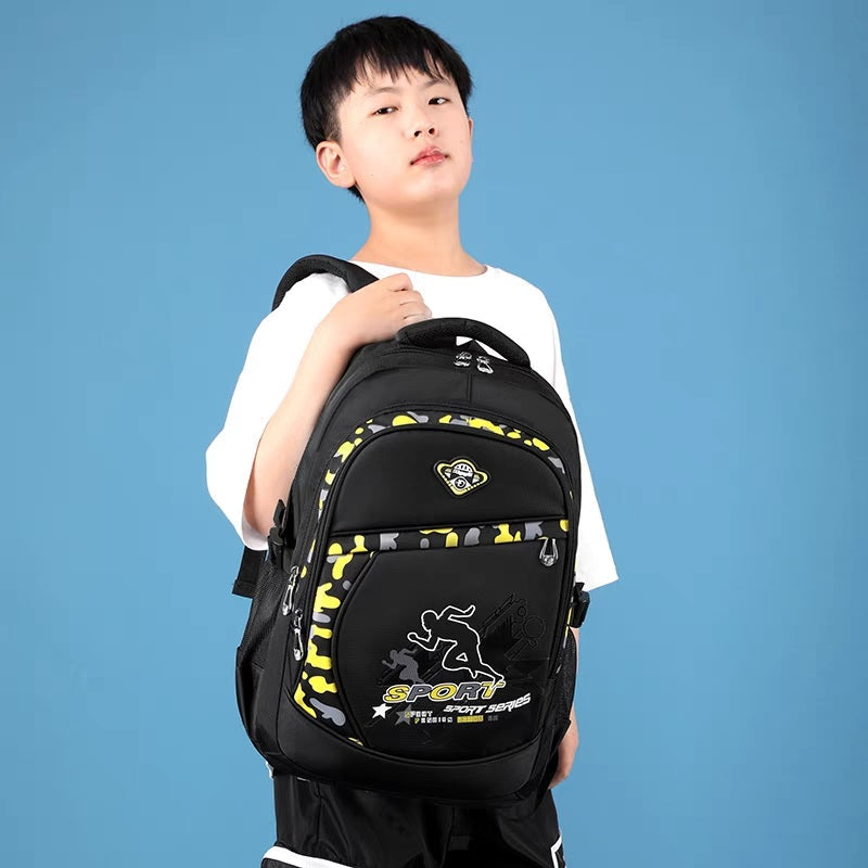 Yellow Kids School Shoulder Bag for Boys and Girls 4128